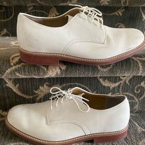 Bass white dress shoes 13D